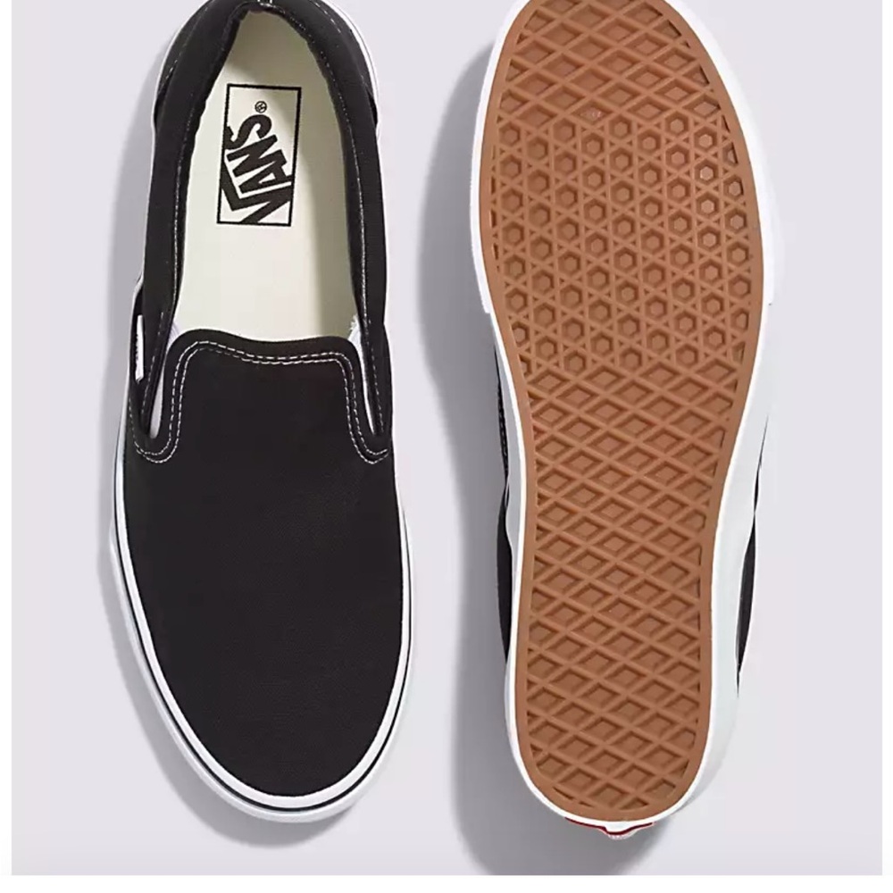 New with Box. Black Vans Size 9 women’s. 7 1/2 men’s